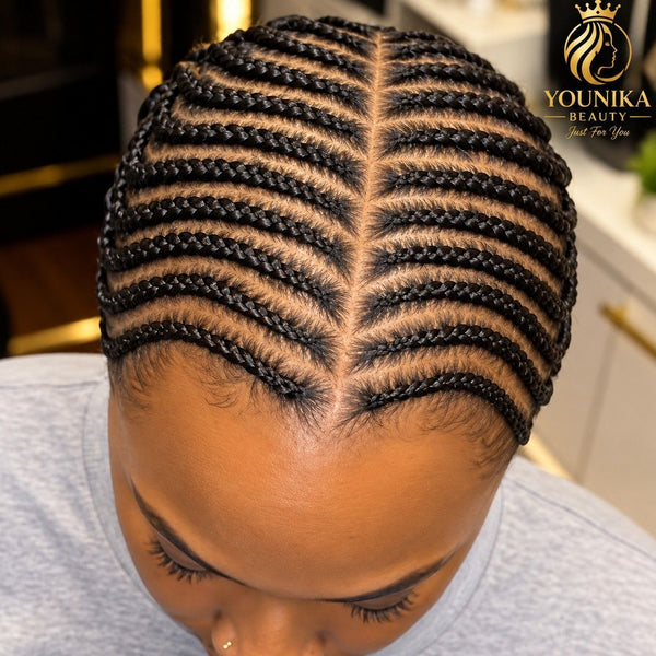 Cornrows (Install Wig On)