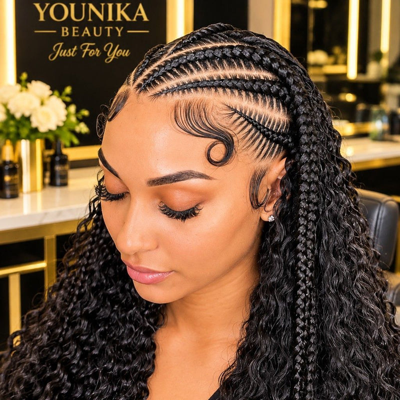 Half Braids & Weaves