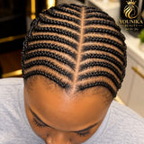 Cornrows (Install Wig On)