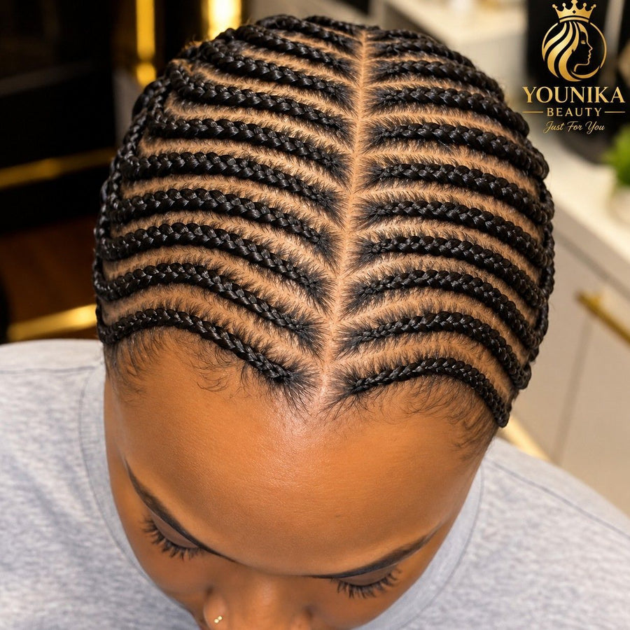 Cornrows (Install Wig On)