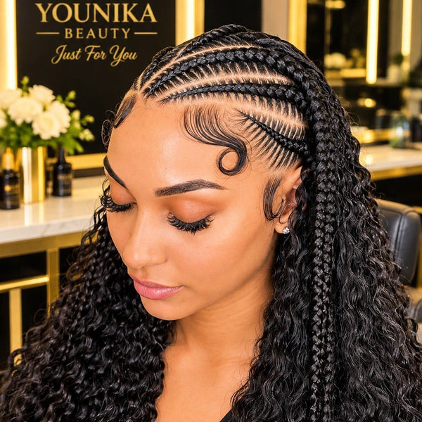 Half Braids & Weaves
